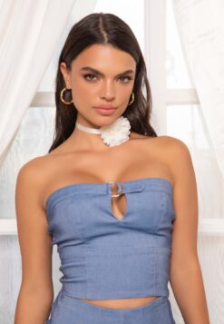 IBIZA DENIM BUSTIER
