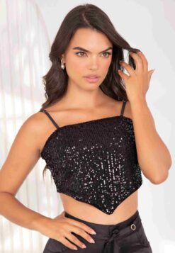 MILEY SHINE CROP TOP